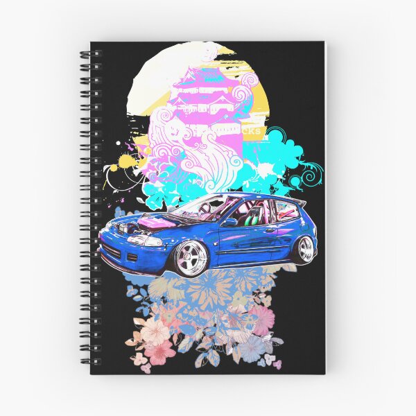 Item preview, blue civic flower design, jdm honda designed and sold by vallertine.