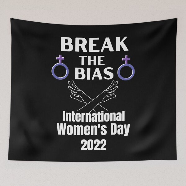 Item preview, Break the Bias International Women's Day 2022 designed and sold by BronikowskiART.