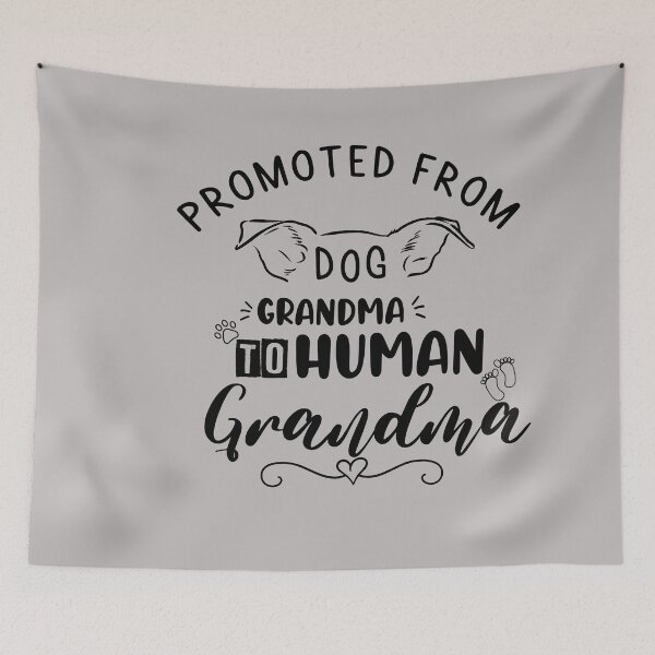 Item preview,  Promoted from Dog Grandma to Human Grandma , Grandma , Pregnancy Announcement , Baby Announcement , Funny  designed and sold by ourpretty.