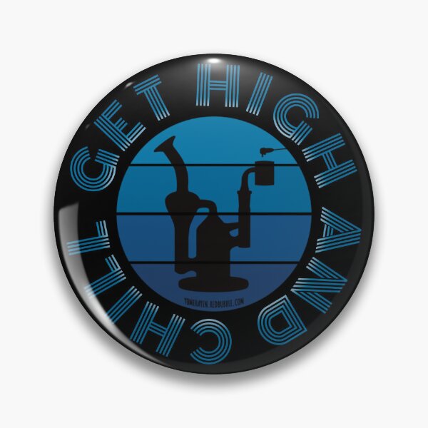 Item preview, Retro Vintage Sunset Blue Dab Rig-Get high and chill designed and sold by YomeHayin.