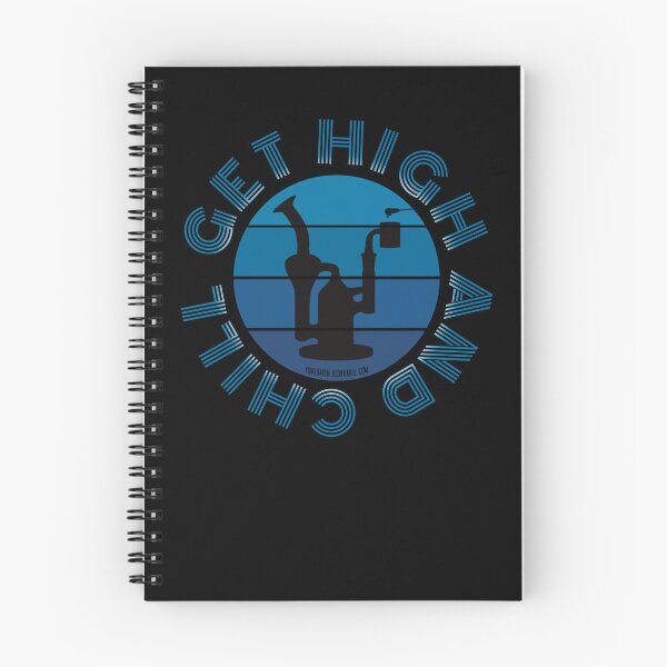 Item preview, Retro Vintage Sunset Blue Dab Rig-Get high and chill designed and sold by YomeHayin.