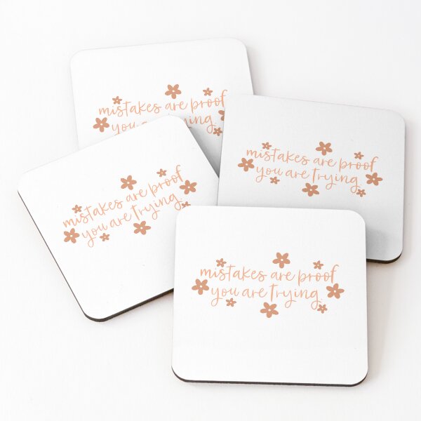 Item preview, Mistakes are proof you are trying  designed and sold by Handdrawnbyzoe.