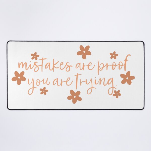 Item preview, Mistakes are proof you are trying  designed and sold by Handdrawnbyzoe.