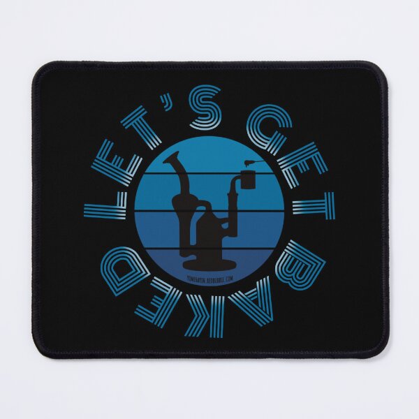 Item preview, Retro Vintage Sunset Blue Dab Rig-Lets get baked designed and sold by YomeHayin.
