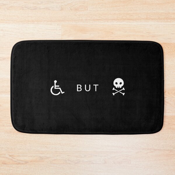 Item preview, Disabled but Deadly Minimalist Design designed and sold by YogaZesty.