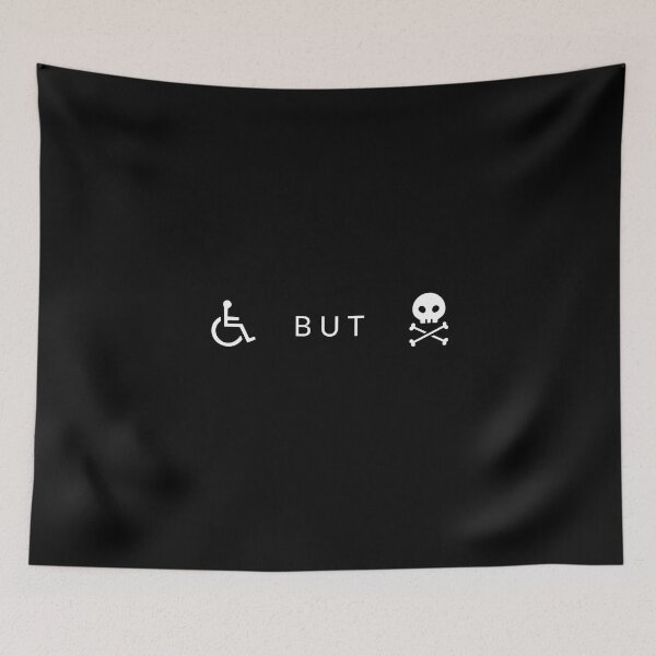 Item preview, Disabled but Deadly Minimalist Design designed and sold by YogaZesty.