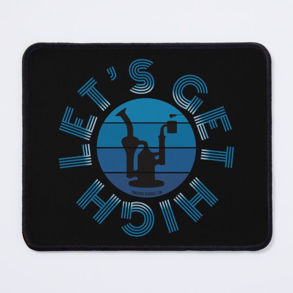 Item preview, Retro Vintage Sunset Blue Dab Rig-Lets get high designed and sold by YomeHayin.