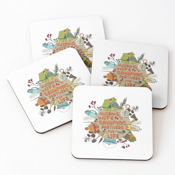 Item preview, Husband And Wife Camping Partners For Life Funny Couple Camping Lovers Gift designed and sold by pedrored369.