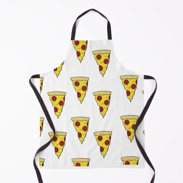 Item preview, All Over Dripping Pizza Print by The PizzaCat, Pizza Illustration, Cartoon Pizza, Hot Pizza designed and sold by pizzacatparty.