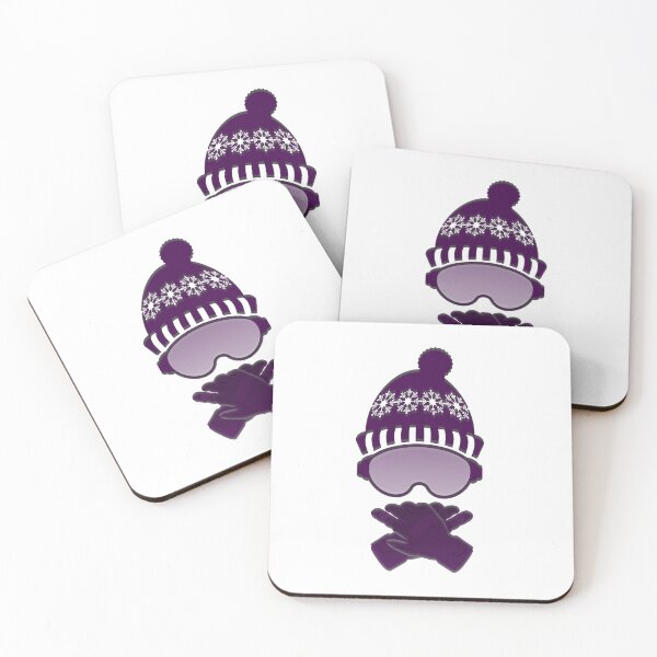 Item preview, ski-hat, mask, and gloves  designed and sold by Ala'Salem| Cute Characters, Real Moods.