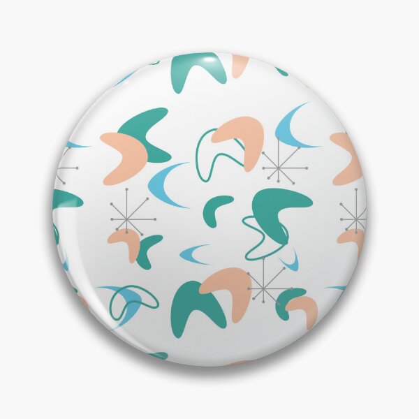 Item preview, 1950s style shape pattern - Retro Shapes - Mid-Century Modern designed and sold by CattlettArt.