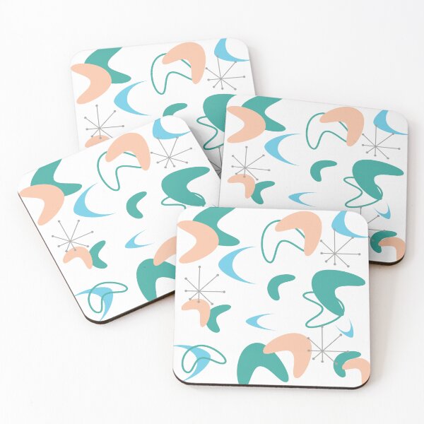 Item preview, 1950s style shape pattern - Retro Shapes - Mid-Century Modern designed and sold by CattlettArt.