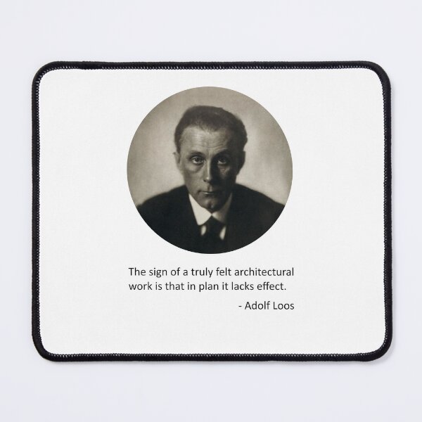 Item preview, Adolf Loos quote (without background) designed and sold by MichaelEpp.
