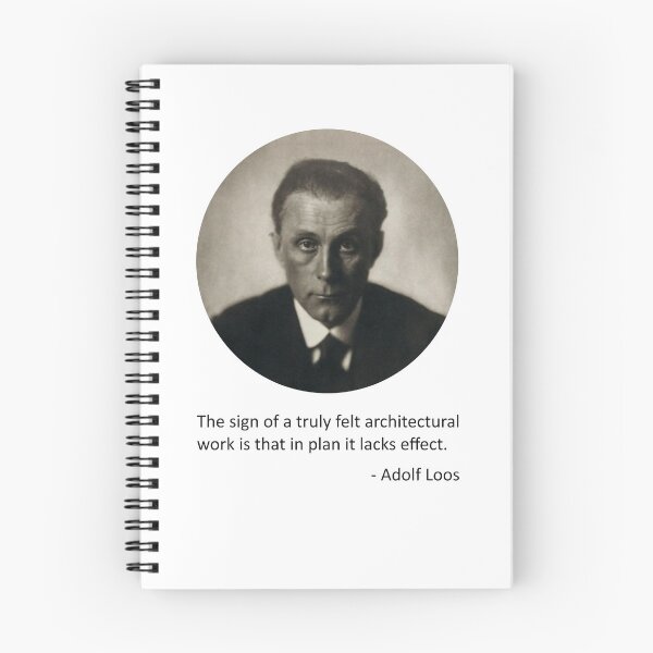 Item preview, Adolf Loos quote (without background) designed and sold by MichaelEpp.