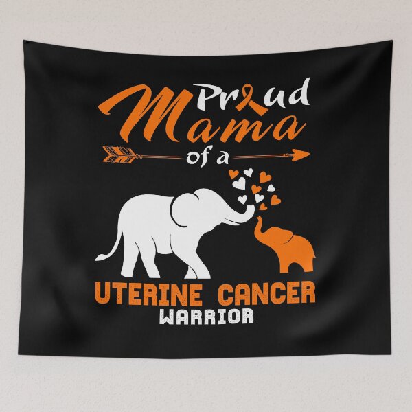 Item preview, Proud Mama Of A Uterine Cancer Warrior designed and sold by heppenp.