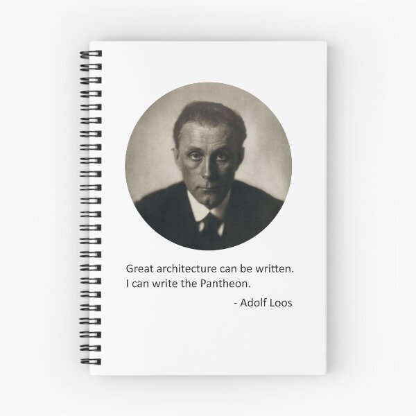 Item preview, Adolf Loos quote (without background) designed and sold by MichaelEpp.