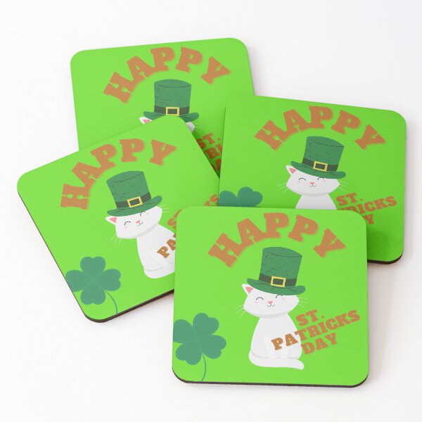 Item preview, Happy St.patricks Day kitty designed and sold by PhoeniXDreamer.