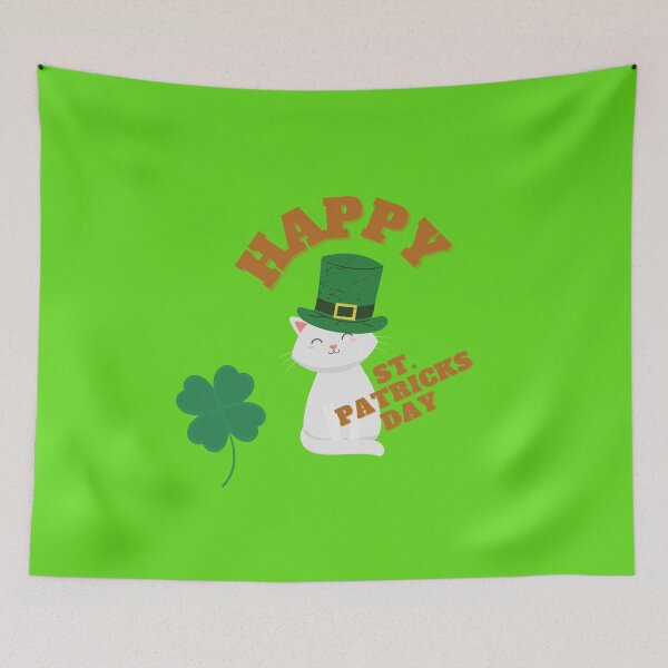 Item preview, Happy St.patricks Day kitty designed and sold by PhoeniXDreamer.