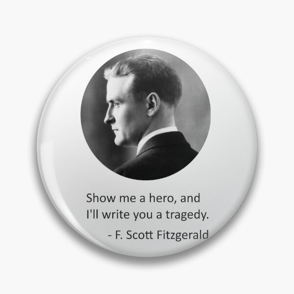 Item preview, F. Scott Fitzgerald quote (without background) designed and sold by MichaelEpp.