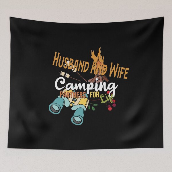 Item preview, Husband And Wife Camping Partners For Life Funny Love Couple Camping Lovers Present designed and sold by pedrored369.