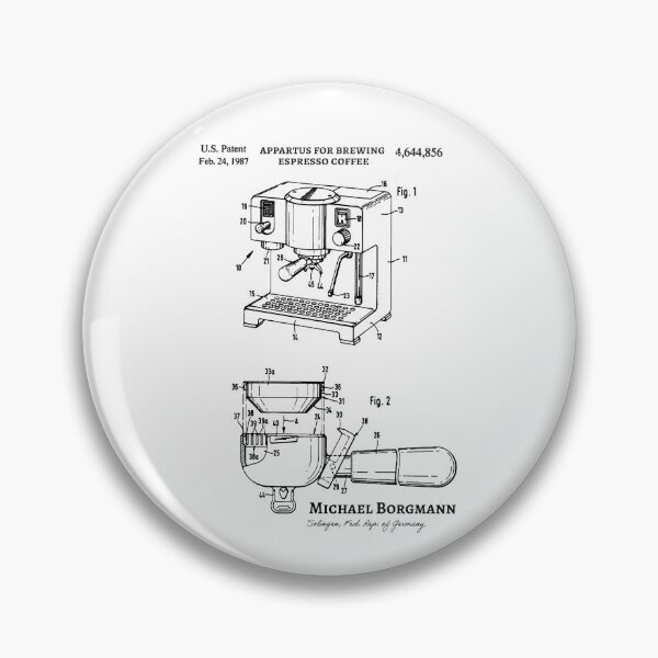 Item preview, Espresso Coffee Patent, Coffee Blueprint, Coffee Art, Kitchen Decor designed and sold by anodyle.