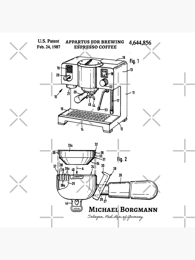 Coffee Chemex patent art, old coffee chemex design for coffee lovers Coffee  Mug for Sale by anodyle