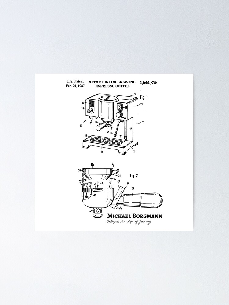 Coffee Chemex patent art, old coffee chemex design for coffee lovers Coffee  Mug for Sale by anodyle