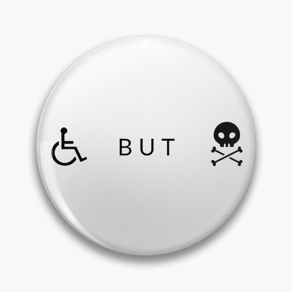 Item preview, Disabled but Deadly Minimalist Design designed and sold by YogaZesty.