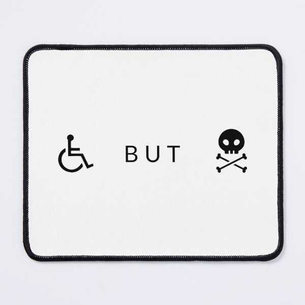 Item preview, Disabled but Deadly Minimalist Design designed and sold by YogaZesty.
