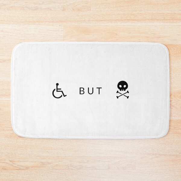 Item preview, Disabled but Deadly Minimalist Design designed and sold by YogaZesty.