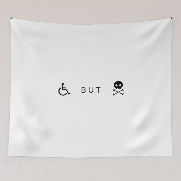 Item preview, Disabled but Deadly Minimalist Design designed and sold by YogaZesty.