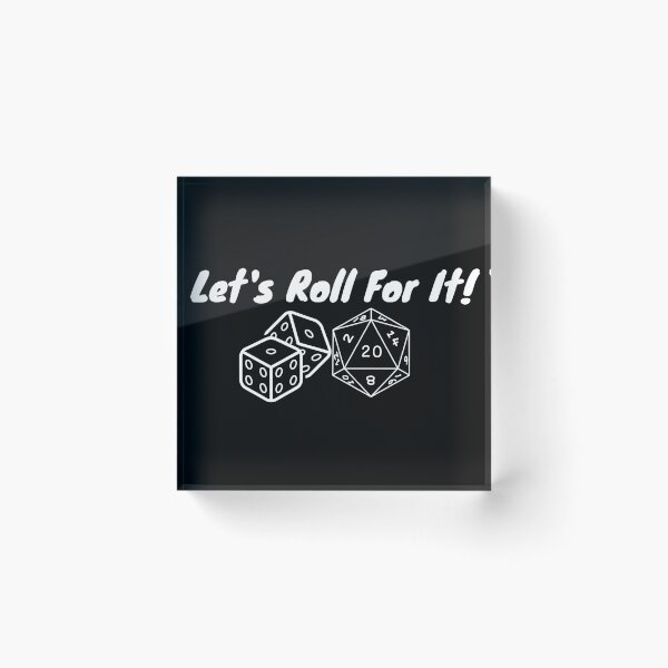 Item preview, Let's Roll For It! designed and sold by DaydreamerDzine.