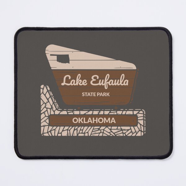 Item preview, Lake Eufaula State Park Oklahoma Entrance Welcome Sign designed and sold by palmettodigital.