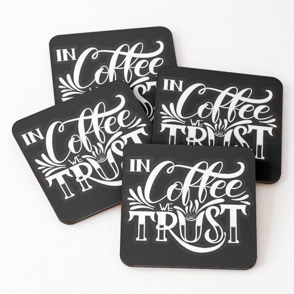 Item preview, In Coffee We Trust Coffee Addict Coffee Lover Sarcastic Coffee designed and sold by EyanShop.