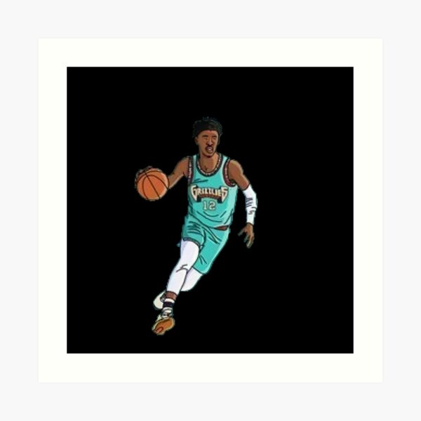 Ja Morant - Nins studio art - Digital Art, Sports & Hobbies, Basketball -  ArtPal
