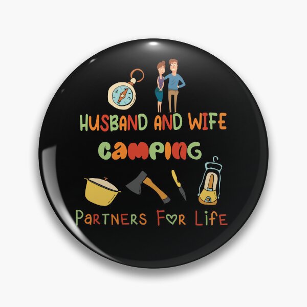 Item preview, Husband And Wife Camping Partners For Life Funny Couple Camping Lovers Gift Funny Love Camping Quote  designed and sold by pedrored369.