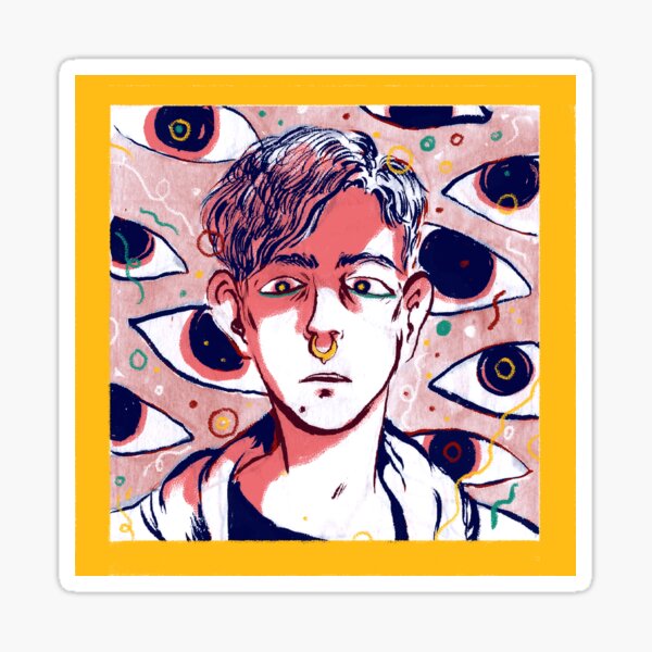 All Here Sticker