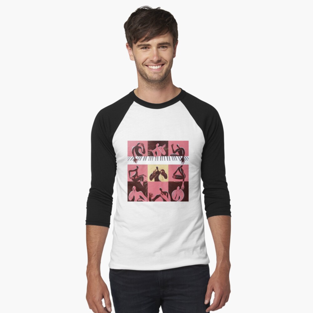 Item preview, Baseball ¾ Sleeve T-Shirt designed and sold by GalleryGiselle.