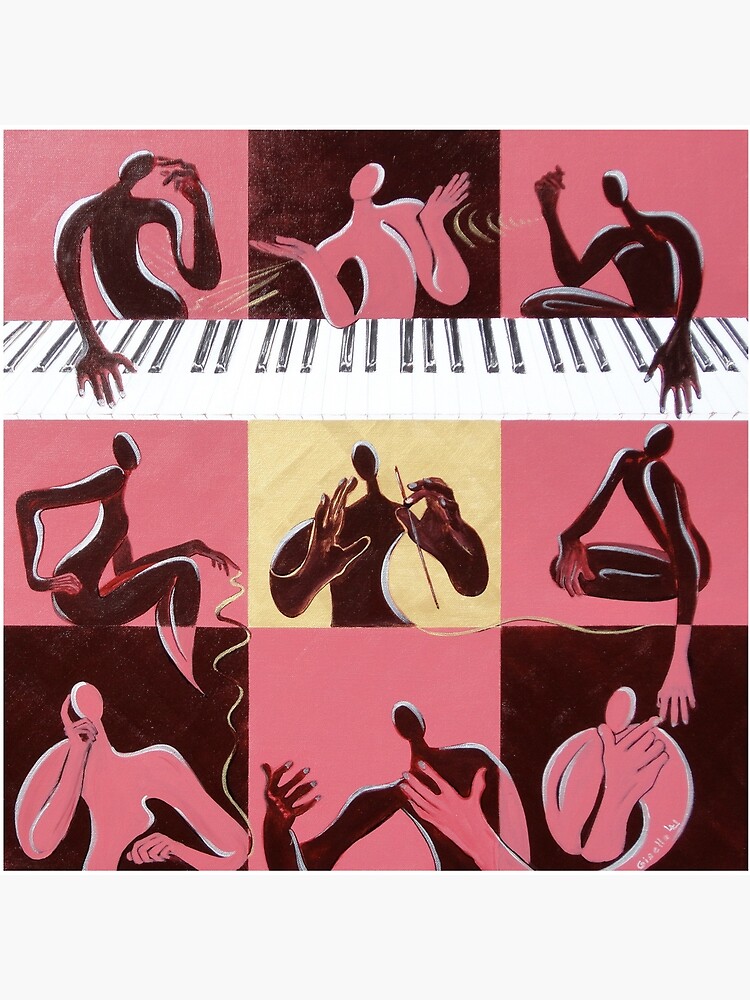 Thumbnail 2 of 2, Tote Bag, Music Therapy designed and sold by GalleryGiselle.