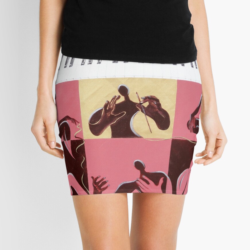 Music Therapy Mini Skirt