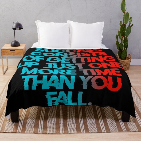 Item preview, Success Consists Of Getting Up Just One More Time Than You Fail designed and sold by Organized Chaos Designs.