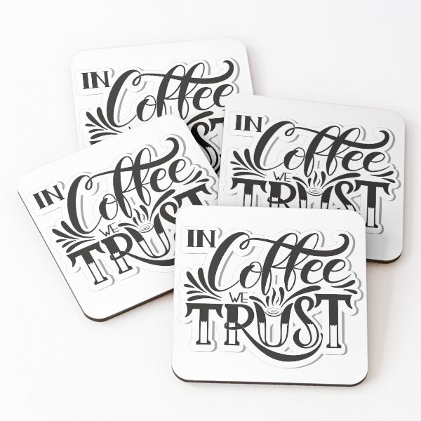 Item preview, In Coffee We Trust Coffee Addict Coffee Lover Sarcastic Coffee designed and sold by EyanShop.