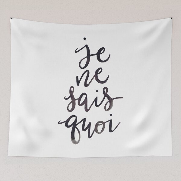 Item preview, Je Ne Sais Quoi —Version 1 (White Background) designed and sold by THEARTICSOUL.