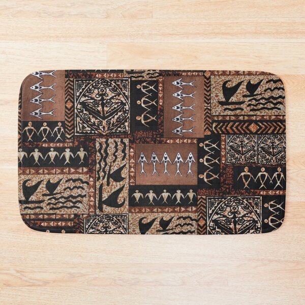 Item preview, Hawaiian Sailing Canoe Tapa Cloth designed and sold by J Marielle Designs.