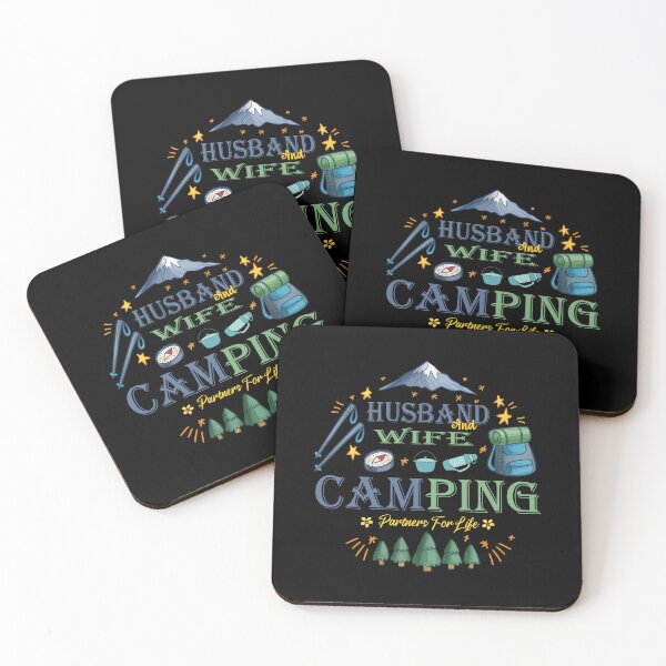 Item preview, Husband And Wife Camping Partners For Life Funny Couple Camping Lovers Gift Funny Love Unisex Camping Saying designed and sold by pedrored369.