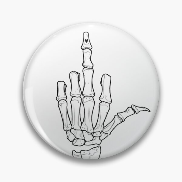 Item preview, Skeleton Middle Finger designed and sold by Naimlyarts.