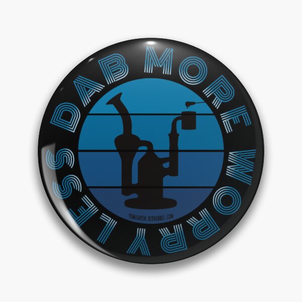 Item preview, Retro Vintage Sunset Blue Dab Rig-Dab more worry less  designed and sold by YomeHayin.