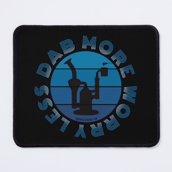 Item preview, Retro Vintage Sunset Blue Dab Rig-Dab more worry less designed and sold by YomeHayin.