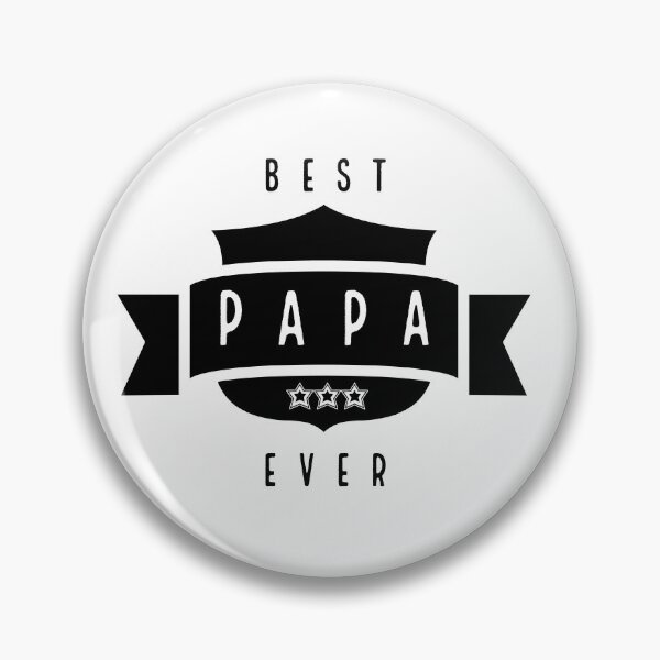 Artikelvorschau, Motorbike badge - best dad ever - best papa ever entworfen und verkauft von Tropical Blood.