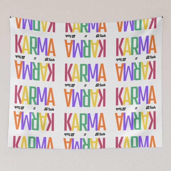 Artikelvorschau, Karma = Schlampe entworfen und verkauft von DWDiva.